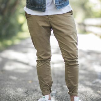 Arlenewilla Men's Straight Fit Chino Pants — Cotton Twill